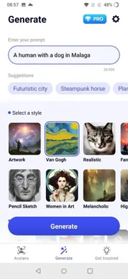 Arta・AI Art & Avatar Generator android App screenshot 4